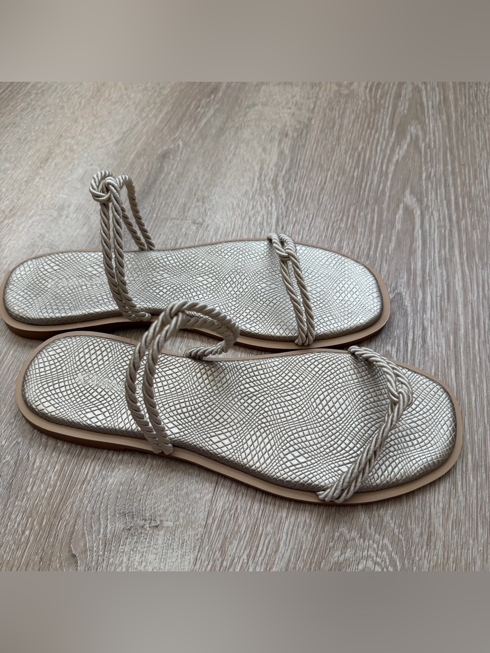 Kanaas Alicia Champagne Rope Sandals